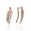 Leaf climbers earrings